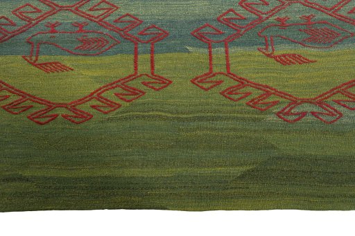 Central medallion detail of New Modern Design rug from Iran / Persia