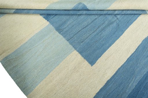 Full view of New Modern Design rug from Iran / Persia, 210 × 190 cm in Beige tones