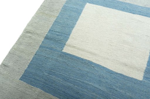 Surface texture of New Modern Design rug with natural Wool and intricate pattern