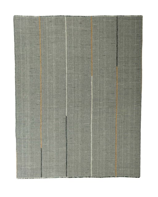 Full view of New Modern Design rug from Iran / Persia, 368 × 292 cm in Gray tones