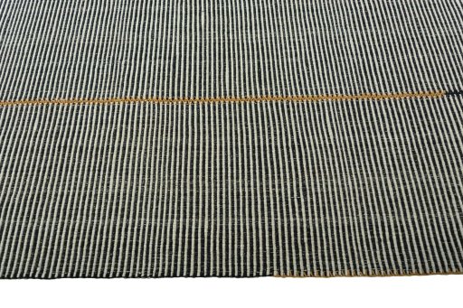 Close-up detail of New Modern Design rug from Iran / Persia showing Wool weave