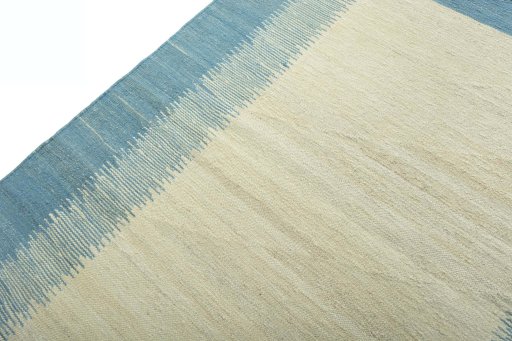 Surface texture of New Modern Design rug with natural Wool and intricate pattern