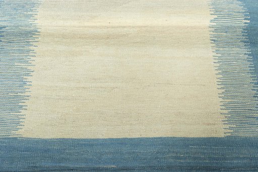 Full view of New Modern Design rug from Iran / Persia, 124 × 110 cm in Beige tones