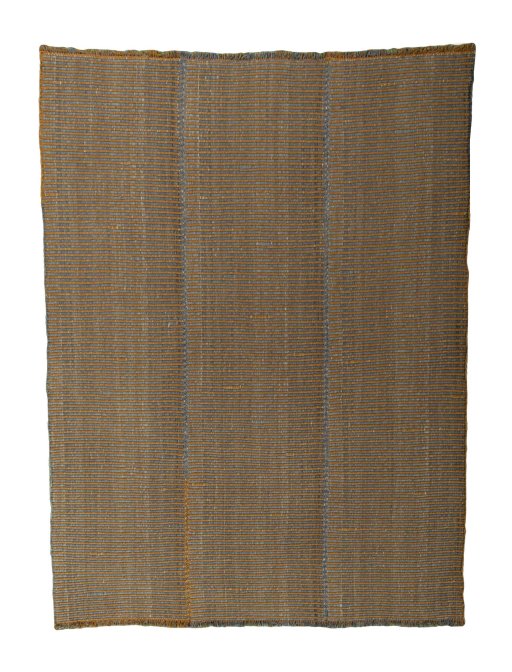 Full view of New Modern Design rug from Iran / Persia, 199 × 152 cm in Yellow tones