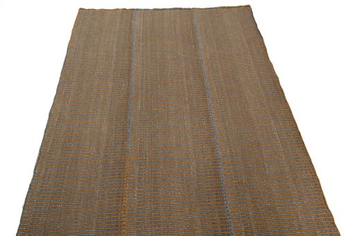 Close-up detail of New Modern Design rug from Iran / Persia showing Wool weave