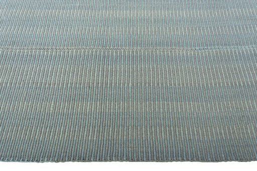 Close-up detail of New Modern Design rug from Iran / Persia showing Wool weave