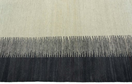 Close-up detail of New Modern Design rug from Turkey showing Wool weave