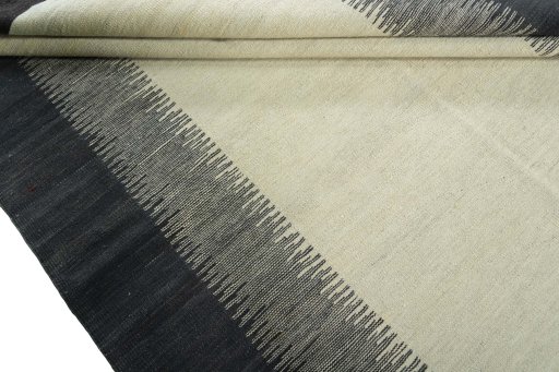 Full view of New Modern Design rug from Turkey, 252 × 176 cm in Gray tones