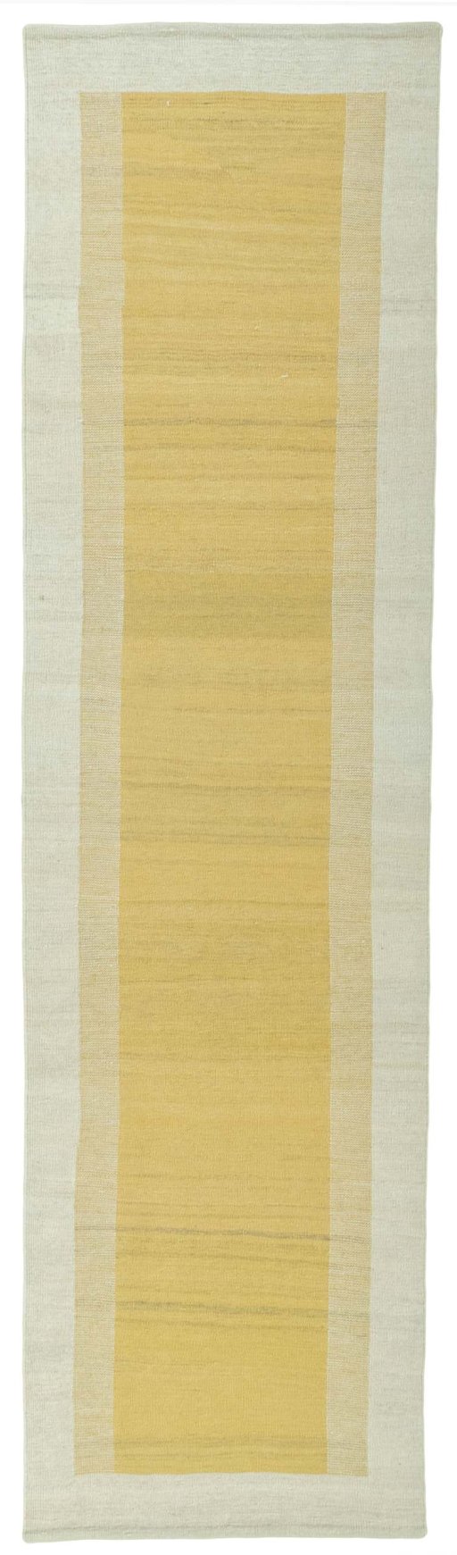 Full view of New Modern Design rug from Turkey, 300 × 81 cm in Yellow tones