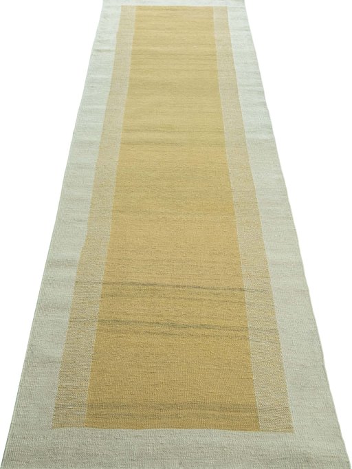 Close-up detail of New Modern Design rug from Turkey showing Wool weave