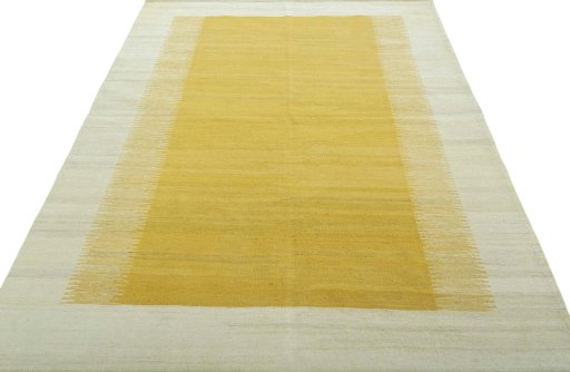 Close-up detail of New Modern Design rug from Turkey showing Wool weave
