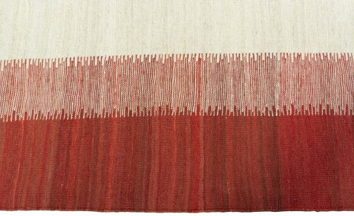 Close-up detail of New Modern Design rug from Turkey showing Wool weave