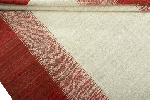 Full view of New Modern Design rug from Turkey, 215 × 155 cm in Red tones