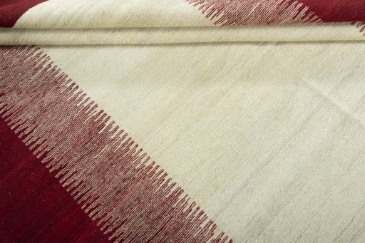 Full view of New Modern Design rug from Turkey, 253 × 176 cm in Red tones
