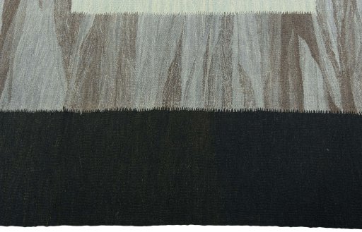 Close-up detail of New Modern Design rug from Turkey showing Wool weave