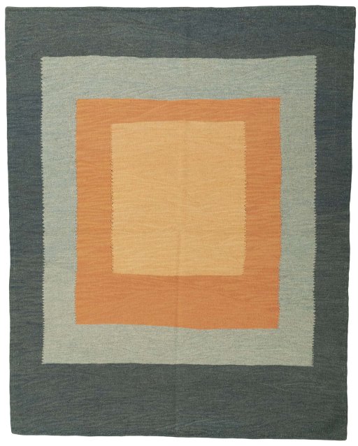 Full view of New Modern Design rug from Turkey, 205 × 163 cm in Gray tones