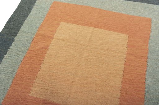 Surface texture of New Modern Design rug with natural Wool and intricate pattern