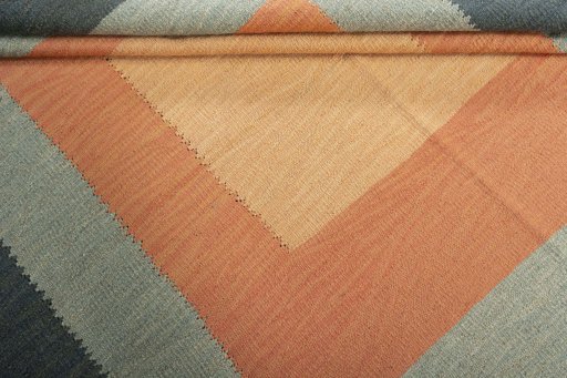 Full view of New Modern Design rug from Turkey, 205 × 163 cm in Gray tones