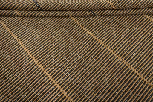 Full view of New Modern Design rug from Turkey, 349 × 252 cm in Yellow tones