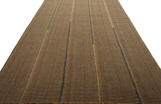 Close-up detail of New Modern Design rug from Turkey showing Wool weave