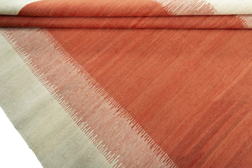 Full view of New Modern Design rug from Turkey, 254 × 177 cm in Red tones