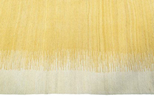 Close-up detail of New Modern Design rug from Turkey showing Wool weave