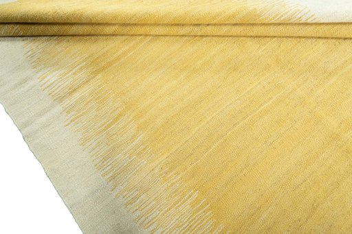 Full view of New Modern Design rug from Turkey, 207 × 151 cm in Yellow tones
