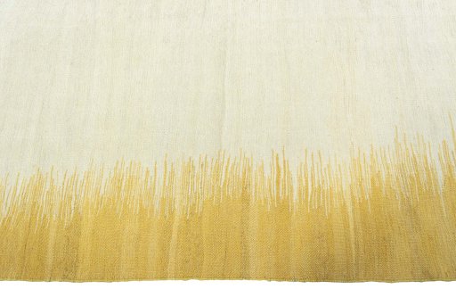 Close-up detail of New Modern Design rug from Turkey showing Wool weave