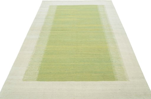 Close-up detail of New Modern Design rug from Turkey showing Wool weave