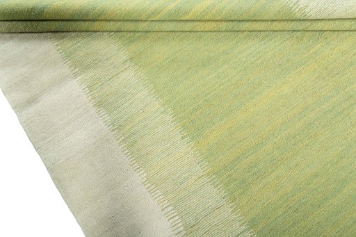 Full view of New Modern Design rug from Turkey, 254 × 174 cm in Green tones