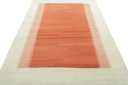 Close-up detail of New Modern Design rug from Turkey showing Wool weave