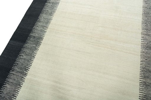 Surface texture of New Modern Design rug with natural Wool and intricate pattern