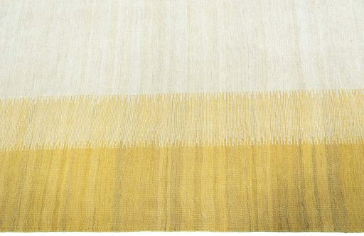Close-up detail of New Modern Design rug from Turkey showing Wool weave