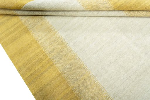 Full view of New Modern Design rug from Turkey, 217 × 156 cm in Yellow tones