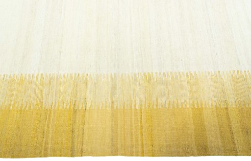Close-up detail of New Modern Design rug from Turkey showing Wool weave
