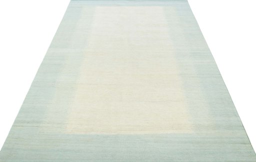 Close-up detail of New Modern Design rug from Turkey showing Wool weave