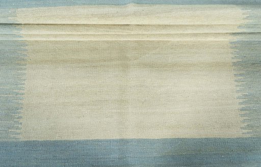 Full view of New Modern Design rug from Pakistan, 220 × 156 cm in Beige tones