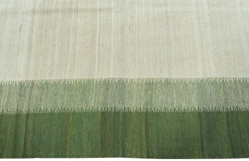 Close-up detail of New Modern Design rug from Pakistan showing Wool weave