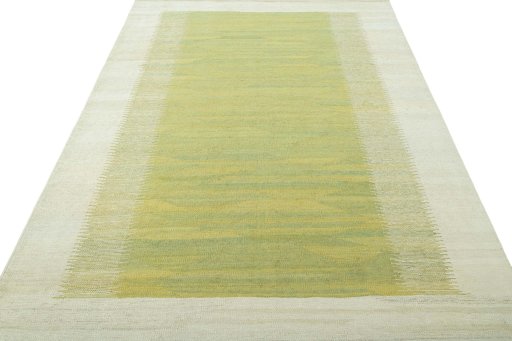 Close-up detail of New Modern Design rug from Turkey showing Wool weave
