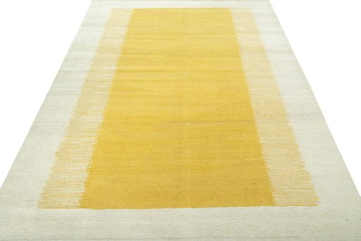 Close-up detail of New Modern Design rug from Turkey showing Wool weave