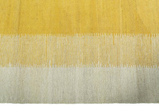 Close-up detail of New Modern Design rug from Turkey showing Wool weave