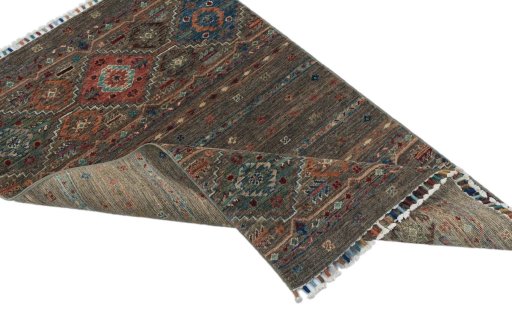 Central medallion detail of New Samarkand rug from Pakistan