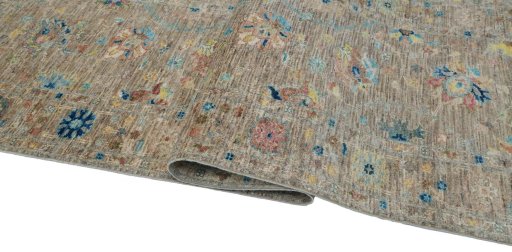 Close-up detail of New Farahan rug from Pakistan showing Wool weave