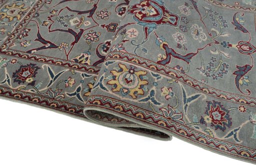 Close-up detail of New Farahan rug from Pakistan showing Wool weave