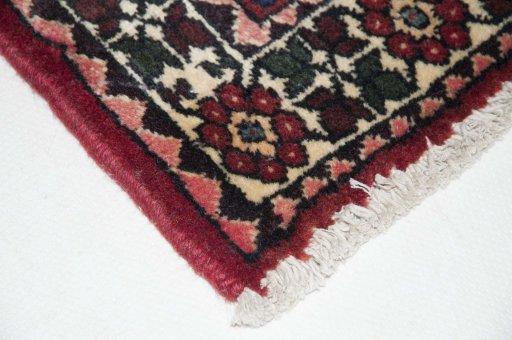 Surface texture of New Abadeh rug with natural Wool and intricate pattern