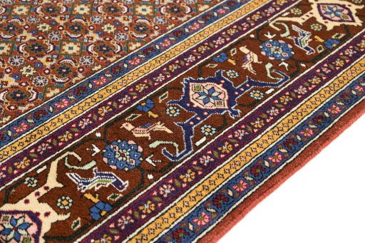Central medallion detail of 1990s Ardebil rug from Iran / Persia