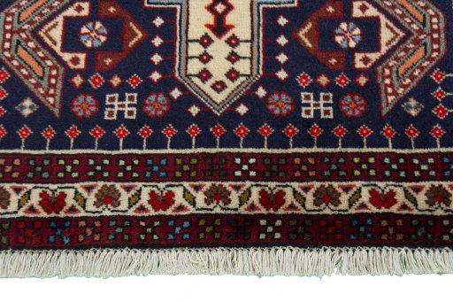 Central medallion detail of 2000s Ardebil rug from Iran / Persia