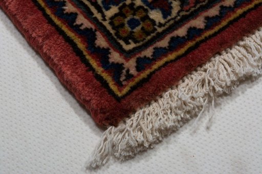 Full view of New Bakhtiar rug from Iran / Persia, 311 × 209 cm in Red tones