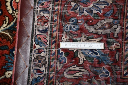 Central medallion detail of 1930s Bakhtiar rug from Iran / Persia