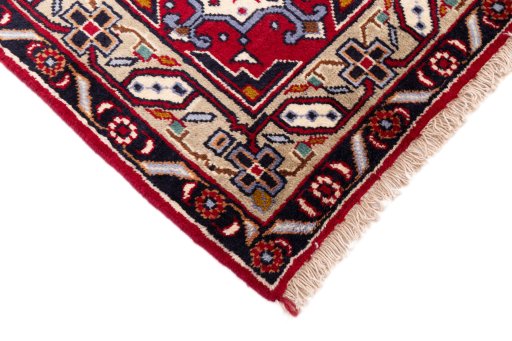 Central medallion detail of 1960s Bakhtiar rug from Iran / Persia